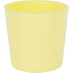 Кашпо Nina Glass ø11.5 h11.5 см v0.6 л стекло жёлтый