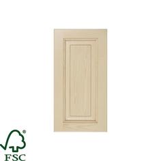 Дверь для шкафа Delinia ID «Невель» 40x77 см, массив ясеня, цвет кремовый