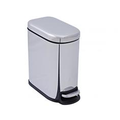 Контейнер для мусора Remix Slim 5 л цвет серебристый Sensea