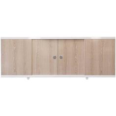 Экран под ванну раздвижной 170 см цвет белёный дуб Метакам