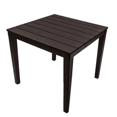 Стол садовый квадратный «Прованс», 83х83х82 см, цвет шоколадный Элластик пласт