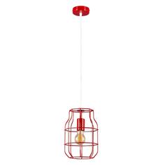 Светильник подвесной «Радуга», 1 лампа, 3 м², цвет красный Vitaluce