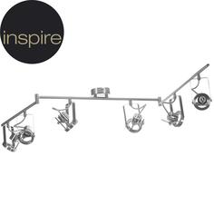 Спот поворотный Technic 6 ламп 12.6 м² цвет хром Inspire