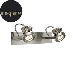 Спот поворотный Technic 2 лампы 4.2 м² цвет хром Inspire