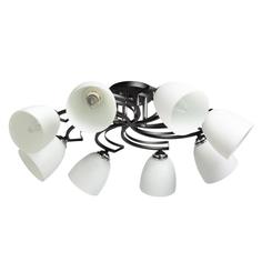 Люстра потолочная Блеск 8 ламп 16 м² цвет хром Demarkt