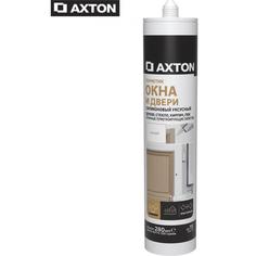 Герметик уксусный для окон и дверей Axton цвет белый 280 мл