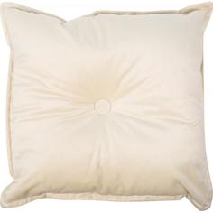 Подушка Бархат 43х43 см кремовая Linen Way