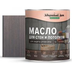 Масло для стен и потолков цвет серый/голубой 1 л ЗДОРОВЫЙ ДОМ
