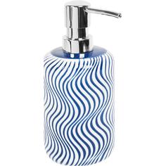 Дозатор для жидкого мыла «Виток» цвет белый АКВАЛИНИЯ