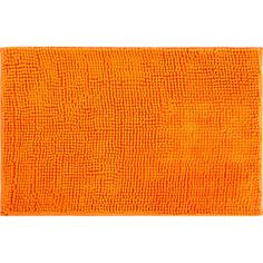 Коврик для ванной комнаты Merci 45х70 см цвет оранжевый Swensa