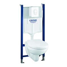 Комплект инсталляция с унитазом Grohe Solido с кнопкой