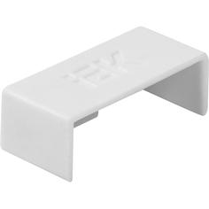 Заглушка для кабель-канала IEK КМЗ 20/10 мм цвет белый 4 шт.