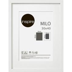 Рамка Inspire Milo, 30х40 см, цвет белый