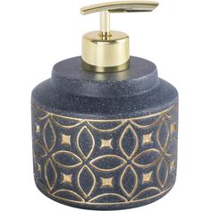 Дозатор для жидкого мыла Coin, пластик, цвет серый Fixsen