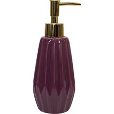 Дозатор для жидкого мыла Purple, керамика, цвет фиолетовый Proffi Home