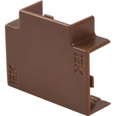 Угол Т-образный для кабель-канала IEK 20/10 мм цвет дуб 4 шт.