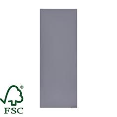 Фасад шкафа подвесного Смарт 30x80 см цвет серый матовый Sensea