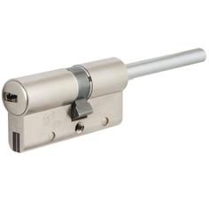 Цилиндр Cisa AP4S 0P3S7-90.12, 45x10x25 мм, ключ/шток, цвет никель, без вертушки