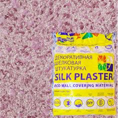 Жидкие обои Silk Plaster Виктория 713 0.9 кг цвет розовый