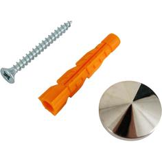 Набор для крепления кухонного фартука хром НЕВСКИЙ КРЕПЕЖ