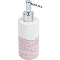 Дозатор для жидкого мыла Agat керамика цвет розовый Fixsen