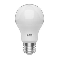 Лампа светодиодная Gauss Basic E27 12 В 12 Вт груша матовая 960 лм белый свет