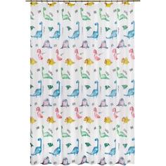 Тюль на ленте «Динозавры», 250x280 см цвет белый Garden