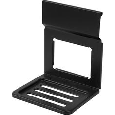 Мыльница Lund для рейлинга металл цвет чёрный Swensa