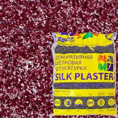 Жидкие обои Silk Plaster Ист 956 1.2 кг цвет бордовый