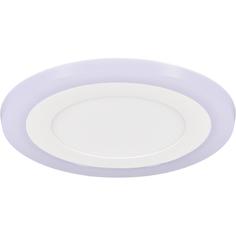 Светильник точечный светодиодный встраиваемый Gauss Backlight RGB BL417 под отверстие 120 мм, 2.25 м², RGB, цвет белый