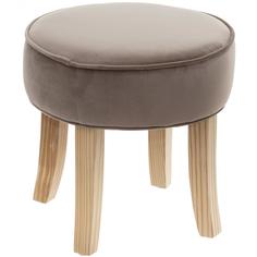 Табурет с мягкой обивкой цвет коричневый Atmosphera