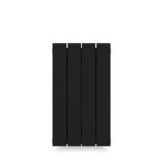 Радиатор Rifar Supremo 500 4 секции боковое подключение биметалл цвет чёрный