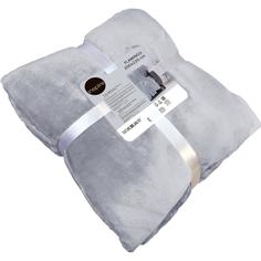 Плед Flamingo 200x220 см микрофибра цвет серый Inspire