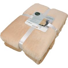 Плед Flamingo 200x220 см микрофибра цвет бежевый Inspire