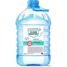 Антибактериальный гель для рук Clean Master на основе изопропилового спирта 70% % 4 л