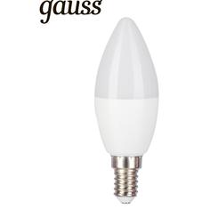 Набор светодиодных ламп (3 шт.) E14 5.5 Вт свеча матовая тёплый белый свет Gauss