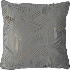 Подушка Холланд 45x45 см серая Linen Way