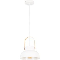 Подвесной светильник Lumin Arte PL05, 1 лампа, 4 м², цвет белый металлик