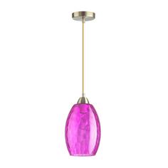 Светильник подвесной Sapphire, 1 лампа, 3 м², цвет розовый Lumion