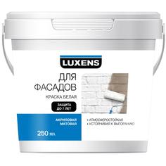 Краска фасадная Luxens 250 мл цвет белый