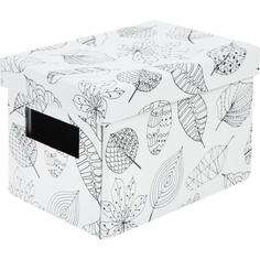 Коробка складная 20х12х13 см картон цвет белый Storidea