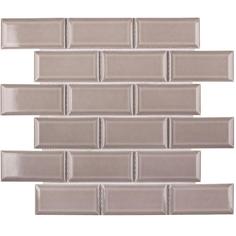 Мозаика керамическая StarMosaic Homework Metro Grey Glossy 29.1x29.55 см цвет серый