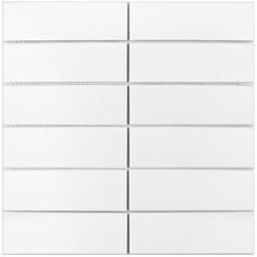 Мозаика керамическая StarMosaic Homework White Matt 29.9x29.9 см цвет белый