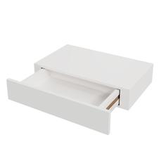 Полка мебельная Spaceo White, 400x250x8 мм, МДФ, цвет белый