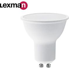 Лампа светодиодная Lexman GU10 175-250 В 7 Вт спот матовая 700 лм теплый белый свет