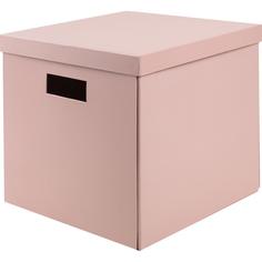 Коробка складная 31х31х30 см картон цвет розовый Storidea