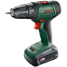 Дрель-шуруповерт аккумуляторная Bosch UniversalDrill 18, 06039D4002, 18 В Li-ion 2x1.5 Ач
