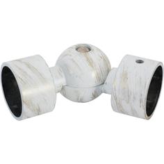 Эркерный элемент Orbis, металл, античный белый