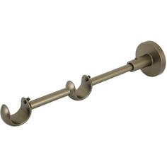 Держатель открытый двухрядный Orbis, металл, цвет графит, 2 см