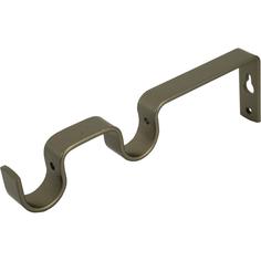 Держатель двухрядный простой Orbis, металл, цвет графит, 2 см